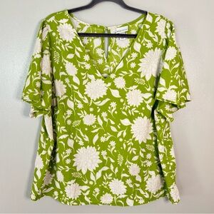 Ava&Viv Linen-Blend Top